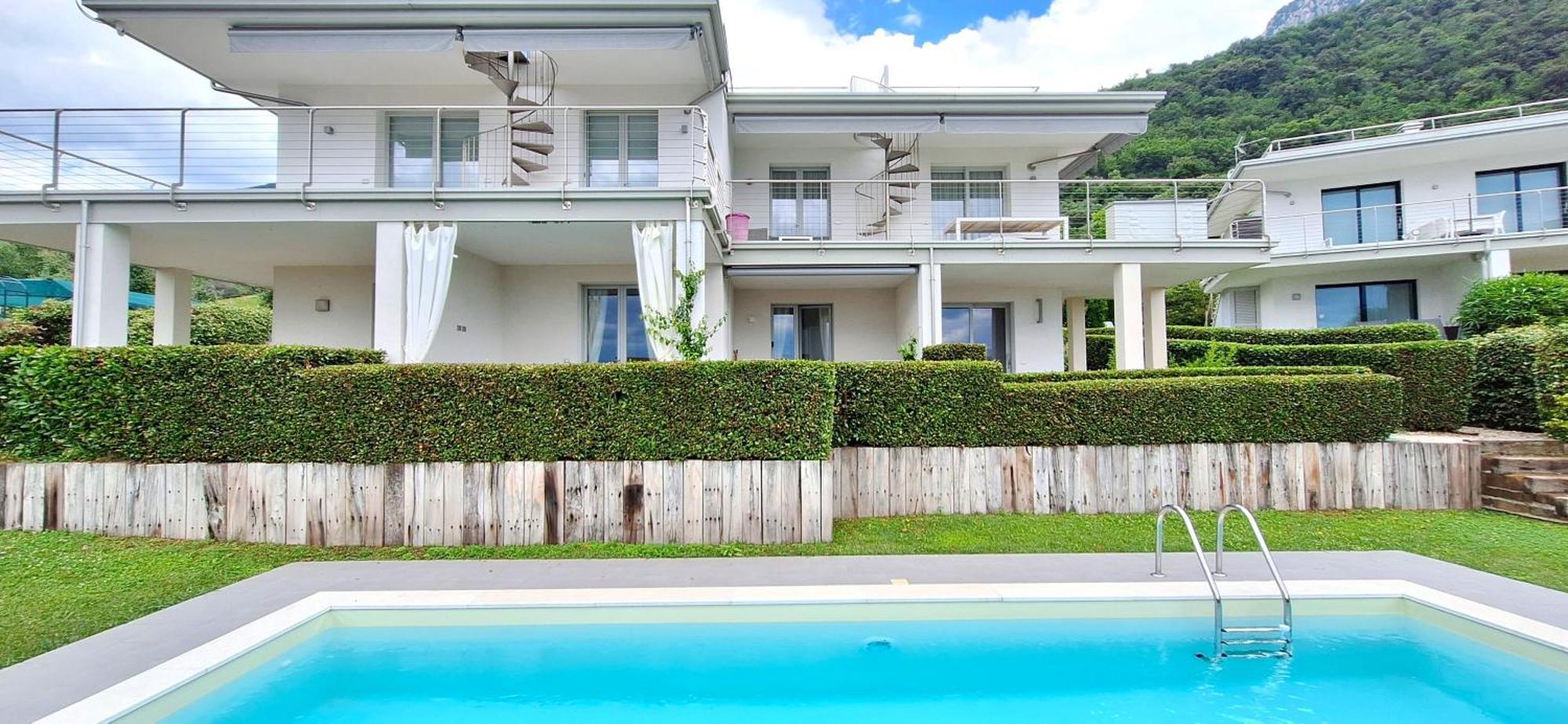 Residence Olivi - Panorama Lake View, Pool, Terrace, Garden, Wifi Тосколано Мадерно Екстериор снимка
